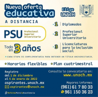 NUEVA OFERTA EDUCATIVA DE PROFESIONAL SUPERIOR UNIVERSITARIO
